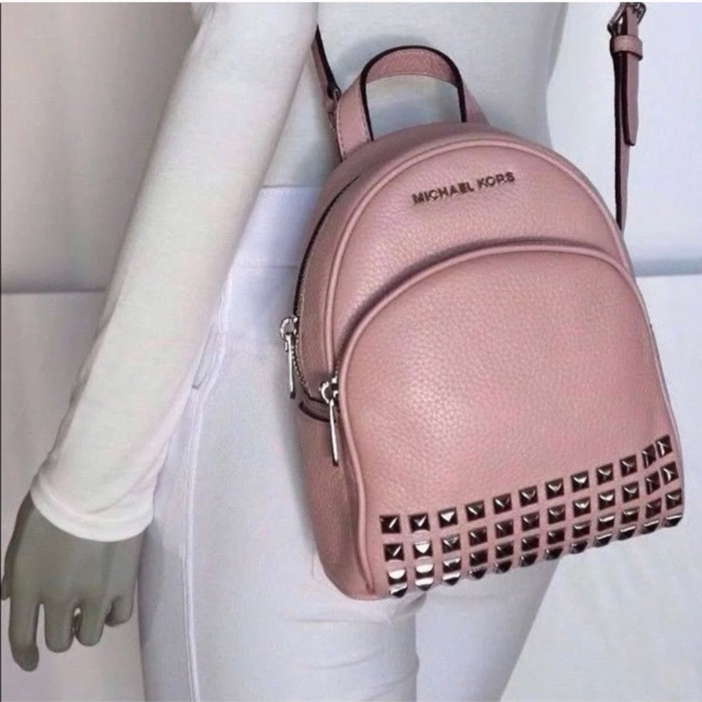 NWT Michael Kors Abbey XS Blush Pink Mini Backpack